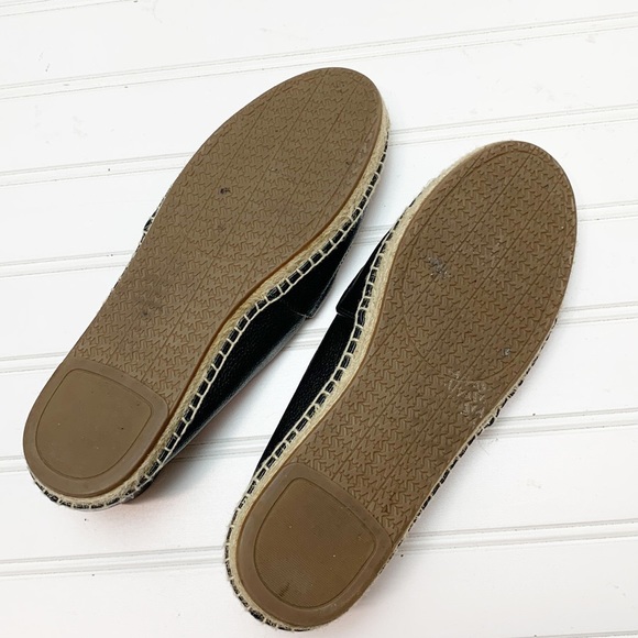 Michael Kors black leather espadrilles EUC 6.5 - Picture 3 of 9